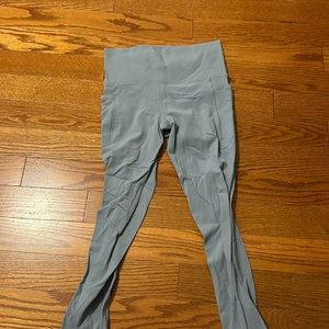 teal athleta leggings